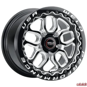 Weld Racing Laguna Beadlock S907 Wheel 17x10 5x114.3 ET49 BS 7.42 Gloss Black Milled 78.1 - Image 1