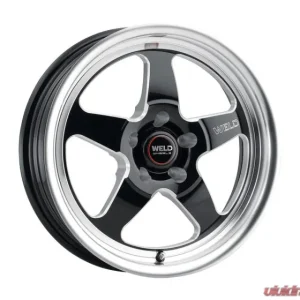 Weld Racing Ventura Drag S155 Wheel 18x5 5x120.65 ET-33 BS 1.7 Gloss Black Milled 78.1 - Image 1