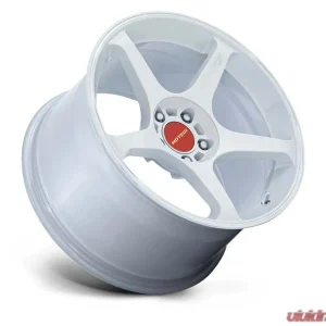 MOTEGI Racing MR159 Battle V Wheel 18x9.5 5x120 0mm Matsuri White Pearl W/ Machined Lip Stripe - Image 2