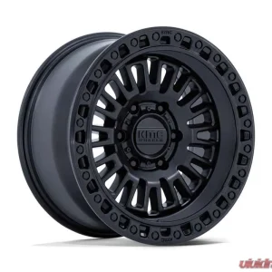 KMC Wheels KM554 Aztec Wheel 17x8.5 6x135 0mm Matte Black w/Gloss Black Lip - Image 1
