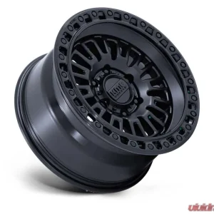 KMC Wheels KM554 Aztec Wheel 17x8.5 6x139.7 0mm Matte Black w/Gloss Black Lip - Image 2