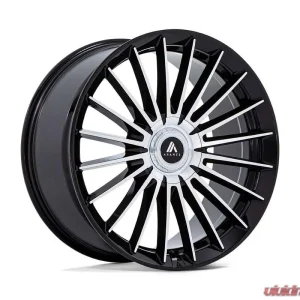 Asanti AB048 Viceroy Wheel 20x10.5 5x112/5x114.3 40mm Gloss Black w/Machined Face - Image 1