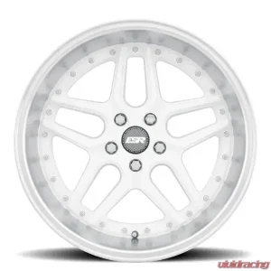 ESR Wheels CS15 Wheel 19x9.5 5x120.6 +22 Gloss White Machined Lip - Image 3