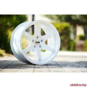 ESR Wheels SR07 Wheel 19x10.5 5x120.6 +22 Gloss White - Image 2