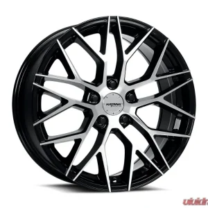 Katana Racing Wheels KR01 18x8 5x114.3 40mm Glossy Black Machined Face Wheel - Image 1
