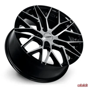 Katana Racing Wheels KR01 18x8 5x114.3 40mm Glossy Black Machined Face Wheel - Image 3