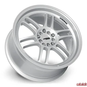 Katana Racing Wheels KR02 Wheel 17x7.5 4x100|4x114.3 40mm Glossy Silver - Image 3