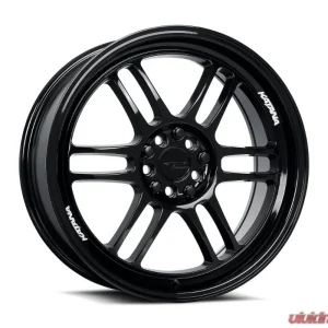 Katana Racing Wheels KR02 18x8 5x108|5x114.3 40mm Glossy Black Alloy Rims - Image 1