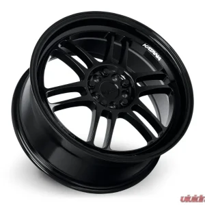 Katana Racing Wheels KR02 18x8 5x108|5x114.3 40mm Glossy Black Alloy Rims - Image 3