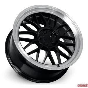 Katana Racing Wheels KR06 Wheel 18x8 5x100 40mm Glossy Black Machined Lip - Image 3