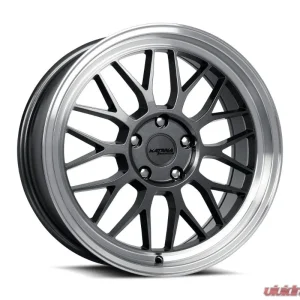 Katana Racing Wheels KR06 Wheel 18x8 5x100 40mm Glossy Gun Metal Machine Lip - Image 1