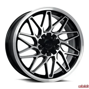 Katana Racing Wheels KR09 Wheel 18x8 5x108|5x114.3 40mm Glossy Black Machined Face - Image 1