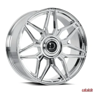 Dolce Luxury Verona Wheel 22x9.5 Blank 18mm Chrome - Image 1