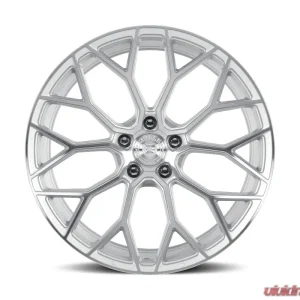 Dolce Wheels Dolce Performance Pista Wheel 19x8.5 5x114.3 35mm Gloss Silver Machined Face - Image 2