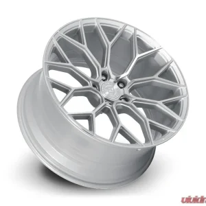 Dolce Performance Pista Wheel 20x8.5 5x114.3 38mm Gloss Silver Machined Face - Image 3