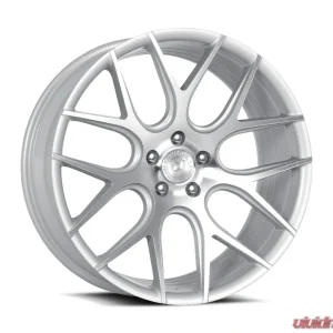 Dolce Wheels Dolce Performance Monza Wheel 20x8.5 5x114.3 38mm Gloss Silver Machined Face - Image 1