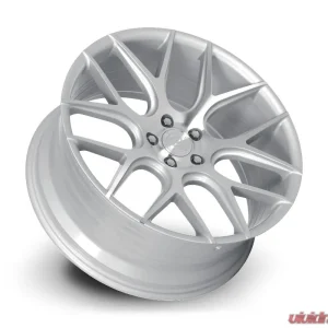 Dolce Wheels Dolce Performance Monza Wheel 20x8.5 5x114.3 38mm Gloss Silver Machined Face - Image 3