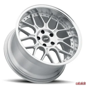 ESR Wheels CS18 Wheel 18x9.5 5x114.3 +22 72.56 Hyper Silver Machine Lip - Image 2