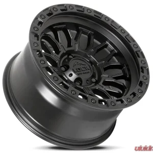 Combat 2169MB Lock Off-Road Wheels 17x9 Black Aluminum for Jeep Wrangler 2007-2018 - Image 3
