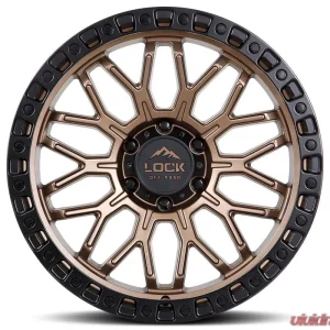 Combat 2187MRMBR Lock Off-Road Wheels 17x9 Black Aluminum for 2007-2018 Jeep Wrangler - Image 2