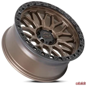 Combat 2188MRMBR Lock Off-Road Wheels 17x9 Black Aluminum for Jeep Wrangler 2007-2018 - Image 3
