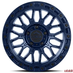 Combat 7963 Blue Lock Off-Road Wheels 17x9 for Jeep Wrangler 2007-2018 - Image 2