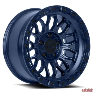 Combat Lock Off-Road Wheels 7963 Blue 12x8 for 2007-2018 Jeep Wrangler - Image 1