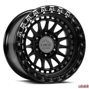 Mojave MOJAVE-78563GB Lock Off-Road Wheels 17x9 Inch Aluminum Black Finish - Image 1