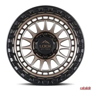 Mojave MOJAVE-78569MRMB Lock Off-Road Wheels 17x9 Black Aluminum for Jeep Wrangler 2007-2023 - Image 2