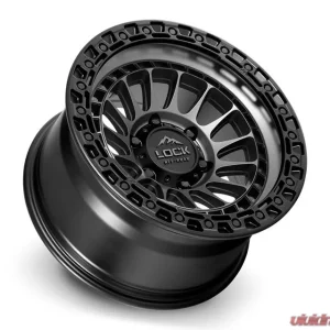 Mojave Lock Off-Road Wheels 78563MGMBR 17x9 Black Matte for Jeep Wrangler 2007-2018 - Image 3