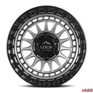 Mojave MOJAVE-7957MGMBR12N Lock Off-Road Wheels 17x9 Black Aluminum for Jeep Wrangler 2018-2023 - Image 2