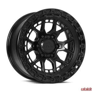 Commando 7963GB12N Lock Off-Road Wheels 12x8.5, Black, 6x5.5 Bolt Pattern - Image 1