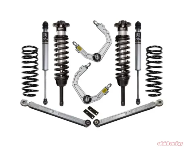 ICON 10-Up Toyota 4Runner/FJ Cruiser 0-3.5″ Lift Stage 3 Suspension System Billet UCA