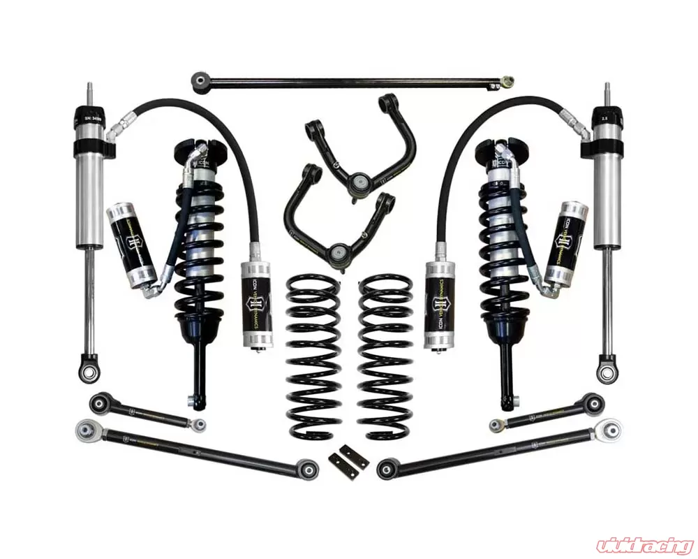 ICON 10-Up Toyota 4Runner/FJ Cruiser 0-3.5″ Lift Stage 6 Suspension System Tubular UCA